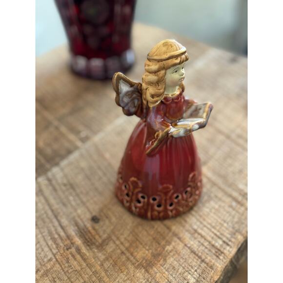 Ceramic Angel Christmas Bell - Picture 2 of 12
